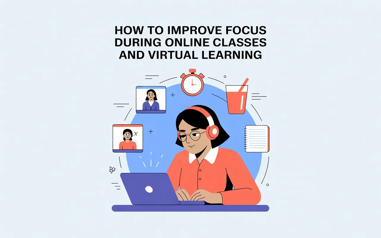 How to Improve Focus During Online Classes and Virtual Learning
