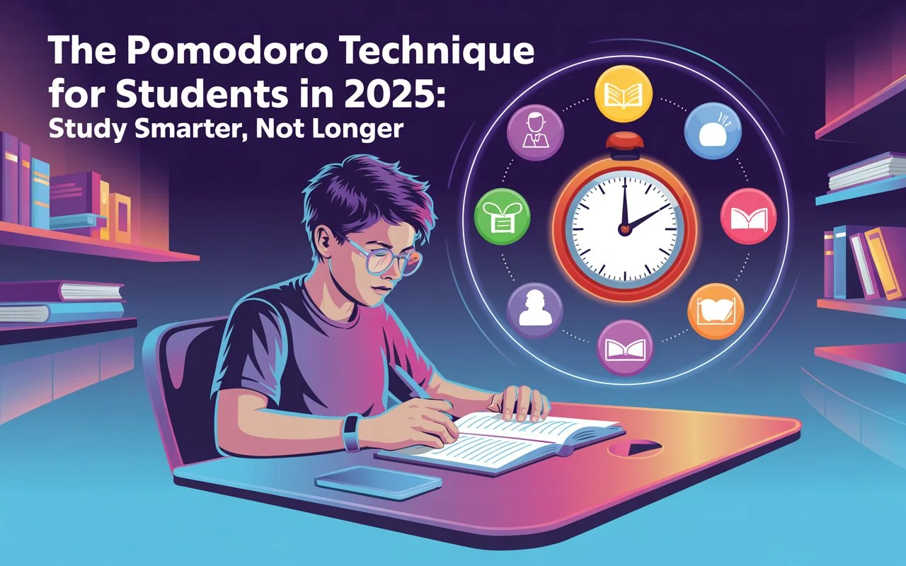 The Pomodoro Technique for Students in 2025: Work Smarter, Not Longer