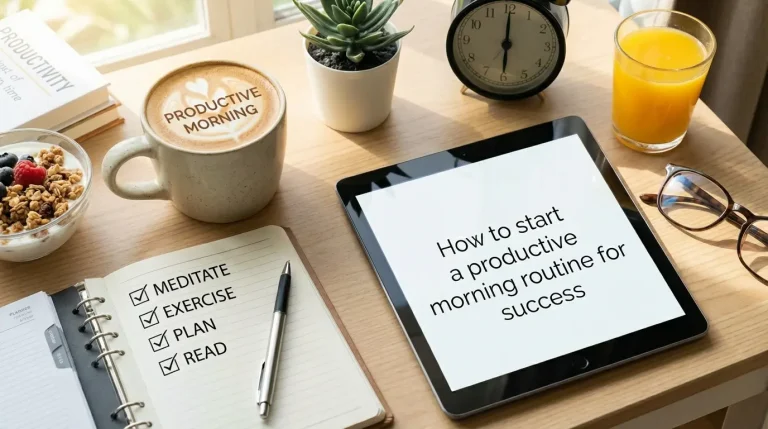 How to Start a Productive Morning Routine For Success