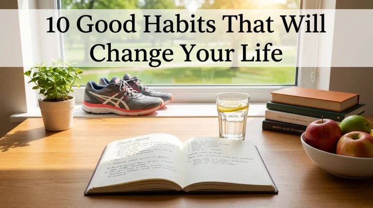 10 good habits that will change your life